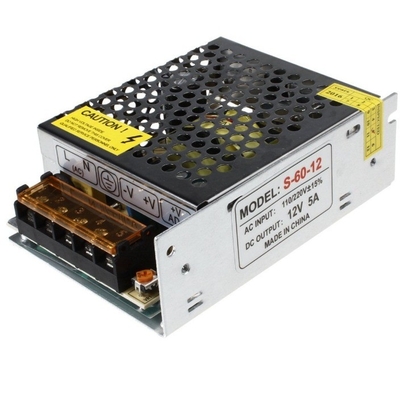 Überspannungsschutz 110V/AC 220V DC 12V 5A Schaltvorrichtung 60W LED-Stromversorgungsbetreiber für LED-Streifen