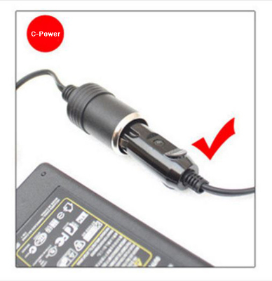 Moderne 60W-Autoadapter DC 12V auf AC 220V mit Desktopverbindung 12VDC 5A Stromversorgung