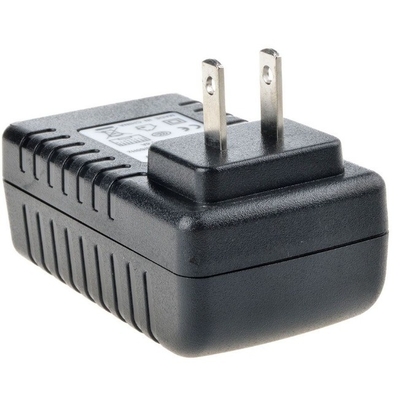 Schwarz 24V 1A Wandstecker POE Injektor Ethernet Adapter IP Telefon Kamera Stromversorgung 24 V
