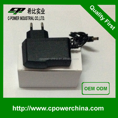 AU Wandmontage Gleichstrom-Ausgang Typ 12V 1A 5V 2A 6V 2A 9V 2A Adapter 12VDC 1A Wechselstromadapter