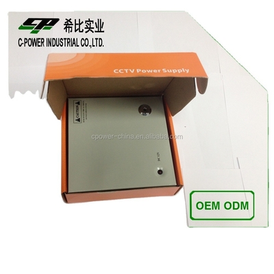 12V Gleichspannung 3A 4CH CCTV-Kamera-Stromversorgungsbox mit anpassbaren Ausgangskanälen