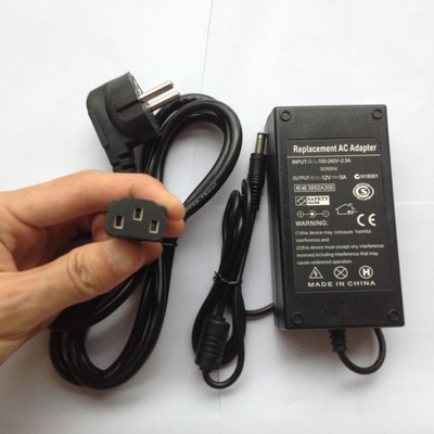 CE-zertifizierter Desktop-AC-DC-Power-Adapter mit Eingangsspannung AC 100-240V 50/60HZ