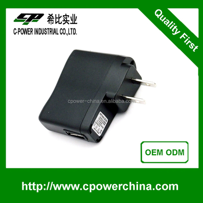 CE-zertifizierter Universal-USB Typ 5V 300mA 5V 2A 5V 2.5A 5V 1A USB-Power Adapter Schwarz