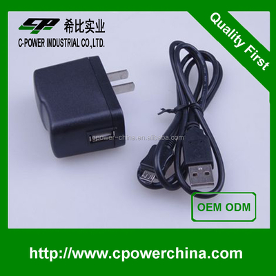 CE-zertifizierter Universal-USB Typ 5V 300mA 5V 2A 5V 2.5A 5V 1A USB-Power Adapter Schwarz