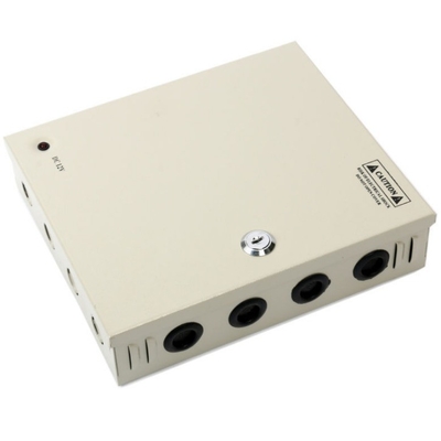 Kompakte 12v 10a 9 Kanäle Stromversorgungskiste für CCTV-Kamera Ausgangsfrequenz 50/60Hz
