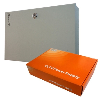 Einfache Ausgabe 12V DC 15A 18 Kanal CCTV-Sicherheitskamera Stromversorgungskasse Verteilung