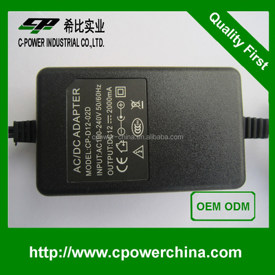 Technischer 12V 2A 24W Gleichspannungsadapter für Bunker Hill Sicherheitskamera Einfache Installation