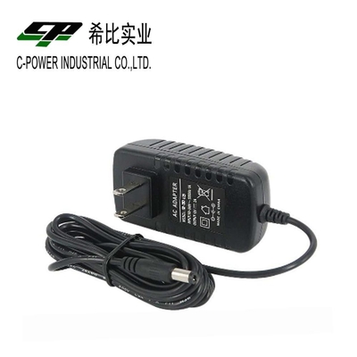 Gleichstromversorgung 5V 12V 24V Ausgang Typ Schwarz 500mA 1A 2A Adapter für elektronische Geräte
