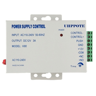 K80 AC 110-240V bis DC12v 3A 36w Stromversorgung für Türzugangskontrollsystem Ausgangsleistung 1 50W