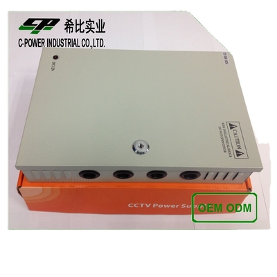 Hochfrequenz 12V 10A 120W 18ch CCTV-Kamera Schaltnetzteil mit CE ROHS FCC