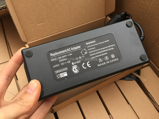 Desktop-Typ Wechselstromadapter mit 12V 10amp Ausgangsstrom und Gleichstrom-Ausgangstyp