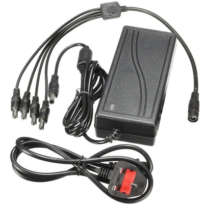 Desktop-Verbindung 12V 5A Mehrfach-Ausgangs-Stromadapter mit 4 Port Pigtail CE-zertifiziert