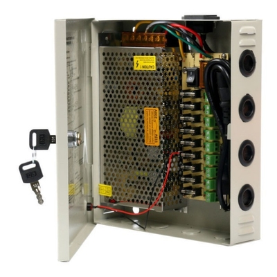 C-Power 110V 220V CCTV 12V 10A 9CH 9 Ports geregelte Stromversorgungskiste