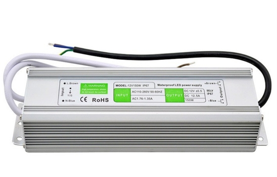 DC 12V 24V wasserdicht IP67 65 66 LED-Treiber Stromversorgungstransformator 15w-150w für LED-Leuchten