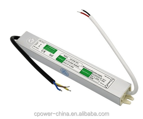30W DC 24V 12V LED-Weißstreifen-Treibertransformator Modul IP67 wasserdichte Stromversorgung