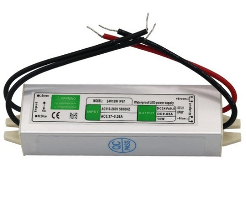 Wasserdichtes Stromversorgungs-Laufwerk für LED-Streifen-Einfach-Ausgang 12V 24V Gleichstrom-Transformator