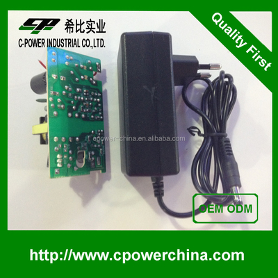 Gleichstrom-Ausgang Typ 12v 2a 24v 1a 24w TS-1012C AC/DC-Adapter/Leistung mit CE-Zertifikat