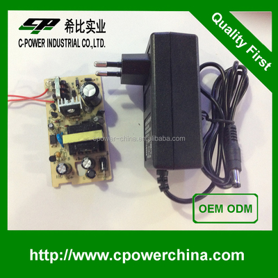 Gleichstrom-Ausgang Typ 12v 2a 24v 1a 24w TS-1012C AC/DC-Adapter/Leistung mit CE-Zertifikat
