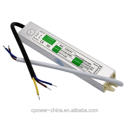 20W LED-Stromversorgungsbetreiber Transformator Adapter für LED-Streifen IP67 Wasserdicht 12V 24V
