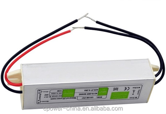 10W-200W wasserdicht IP67 LED-Lichttransformator Stromversorgungsbetreiber mit 24v Gleichstrom-Ausgang