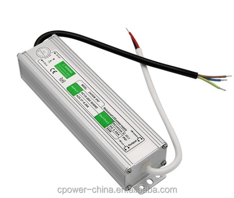 Silberweiß 24v Gleichstrom wasserdicht elektronischer 50W LED-Treiber 100w 25w IP67 Stromversorgungstransformer