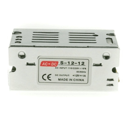100/220V Eingang 12W 12V 1A Gleichstrom-CCTV-LED-Stromversorgung für das Sicherheitssystem