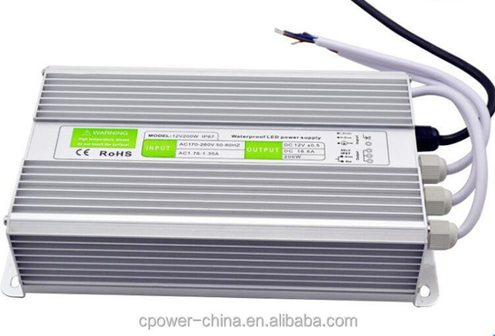 220V wasserdicht AC DC 12V 24V Transformator LED Stromversorgungsbetreiber 200W 250W 150W 100W