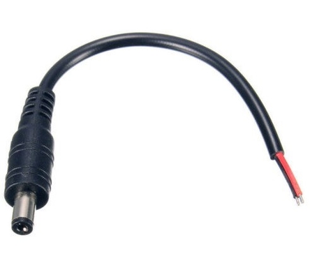 5.5*2.1mm männlicher Gleichstromanschluss Anschluss entfernt weiblicher Ende CCTV PSU Pigtail Kabel 12V