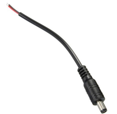 5.5*2.1mm männlicher Gleichstromanschluss Anschluss entfernt weiblicher Ende CCTV PSU Pigtail Kabel 12V