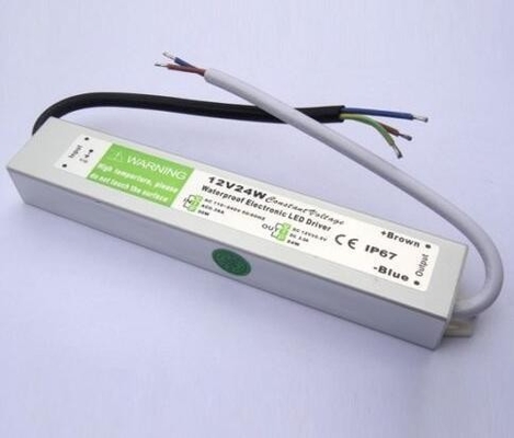 Wasserdichte Stromversorgung AC110-265V zu DC 12V/24V 24W LED-Treiberwandler für LED-Schilder