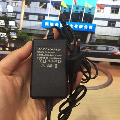 24 Watt AC/DC-Stromadapter für CCTV-Ausgangsfrequenz 50/60Hz Ausgangsleistung 1-50W