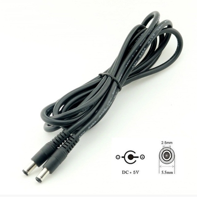 5m 3m 2m 1m Gleichstromkabel Weiß weiblicher Ende Typ 5,5 mm x 2,1 mm Steckadapter Verlängerungskabel