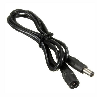 5m 3m 2m 1m Gleichstromkabel Weiß weiblicher Ende Typ 5,5 mm x 2,1 mm Steckadapter Verlängerungskabel