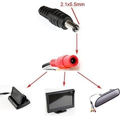 5m 3m 2m 1m Gleichstromkabel Weiß weiblicher Ende Typ 5,5 mm x 2,1 mm Steckadapter Verlängerungskabel
