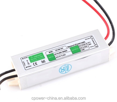 Wasserdichte 10W LED-Stromversorgung für LED-Streifen 24V Einzel-Ausgangsart 86% Wirksamkeit