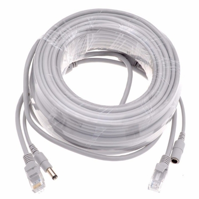 PVC Jacket 5/10/15/20/30M Grau CAT5/CAT-5e Ethernet RJ45 Gleichspannung CCTV Netzwerk Lan Kabel