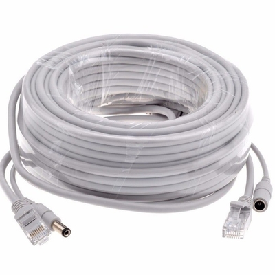 PVC Jacket 5/10/15/20/30M Grau CAT5/CAT-5e Ethernet RJ45 Gleichspannung CCTV Netzwerk Lan Kabel