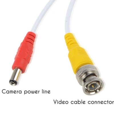 Niedrigspannung BNC DC Video-Stromkabelverlängerung für CCTV DVR Video-Sicherheitsrecorder Kamera