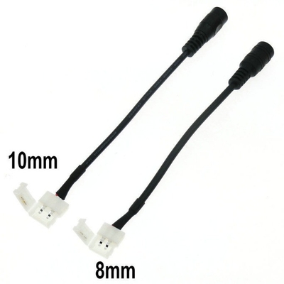 3528/5050 LED-Streifen 2Pin weiblicher Steckverbinder Gleichspannungskabel mit Tinkupfer und PVC
