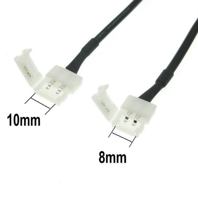 3528/5050 LED-Streifen 2Pin weiblicher Steckverbinder Gleichspannungskabel mit Tinkupfer und PVC