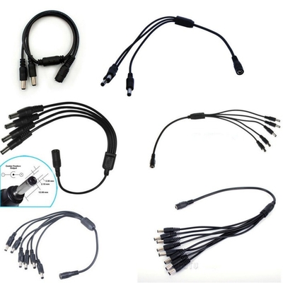 Original Platz DC Power Splitter Adapter Kabel weiblich auf männlich 5,5x2,1 mm für CCTV-Kamera