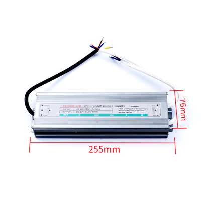 400W 12V 33,3A Gleichstromwasserdichte LED-Stromversorgung IP67 Nennbereich der Linienregelung ±0,5max