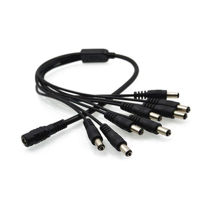 Original Platz DC Power Splitter Adapter Kabel weiblich auf männlich 5,5x2,1 mm für CCTV-Kamera