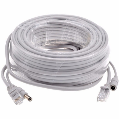 3/5/10/15/20/30M 50m Grau CAT5/CAT-5e Ethernet RJ45 DC Power CCTV Netzwerk Lan Kabel für POE Kamera