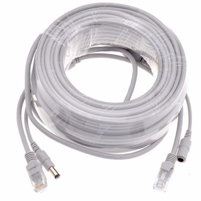 3/5/10/15/20/30M 50m Grau CAT5/CAT-5e Ethernet RJ45 DC Power CCTV Netzwerk Lan Kabel für POE Kamera