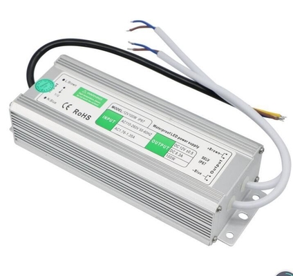 Einziger Ausgang Silber Wasserdicht IP67 Stromversorgung 10W 12V 24V 5V 90-270V AC DC C-Leistung