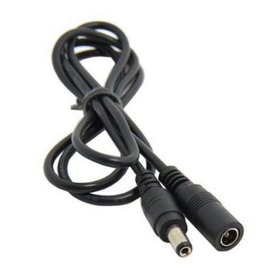 PVC-isoliertes 12V Gleichstrom-Stromverlängerungskabel 5,5 x 2,1 mm für CCTV-Kamera/LED/DVR/PSU-Lead