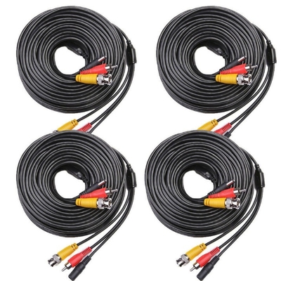 Profi-PVC-Gehäuse CCTV-Video/Strom/Audio-Verlängerungskabel für Telekommunikation
