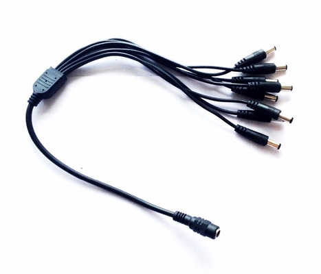 Stromversorgung 5.5*2.1 Gleichstromanschluss mit offenem Drahtkabel und Mehrkern-PVC-Jacket