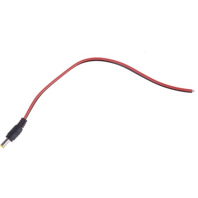 DC 5.5*2.5mm 5525 30cm Männlicher Stromstecker Stecker Kupferseil Drahtkabel mit IEC weiblicher Endart